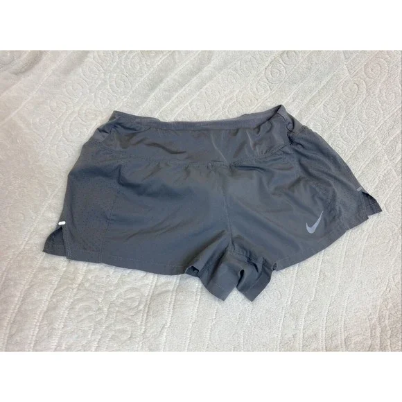 Nike Shorts Nike Dri Fit Flex Running Gray Shorts Lined